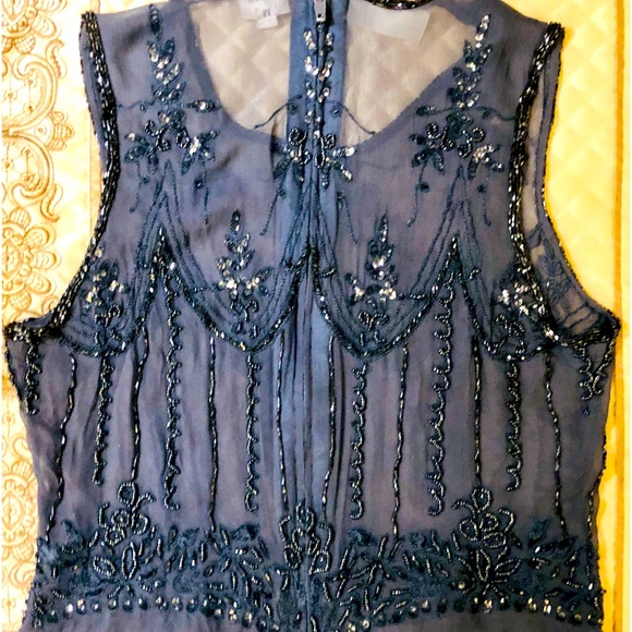 💋 NEW LOWER PRICE‼️
Carol Horn’s 100% Silk Sequence, Embroidered Top Med. 1970 - Picture 1 of 16